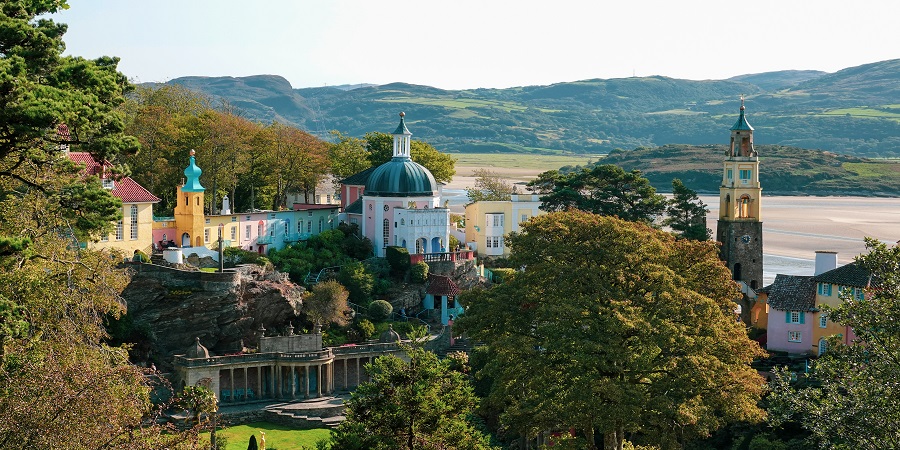 Visiting the town of Portmeirion