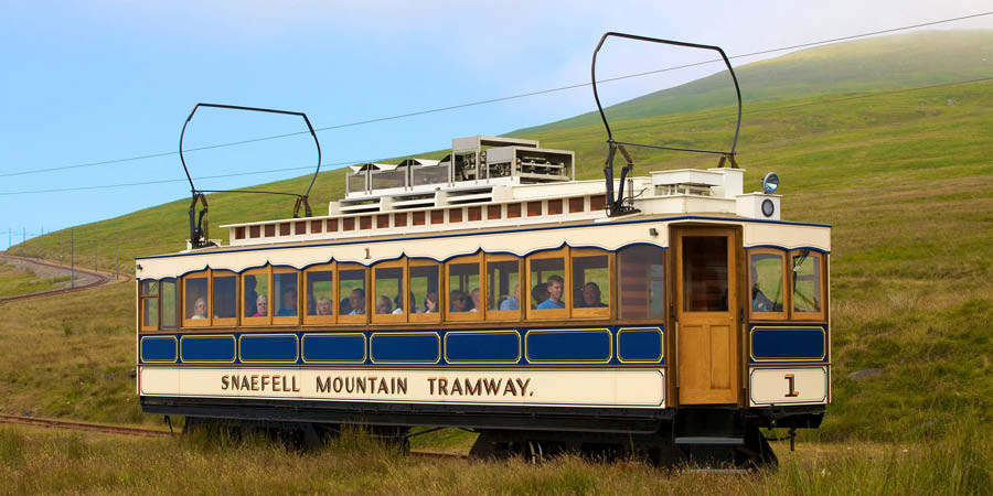 Journeying on the historic Snaefell Mountain Railway