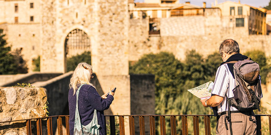 Visiting the ancient town of Besalú
